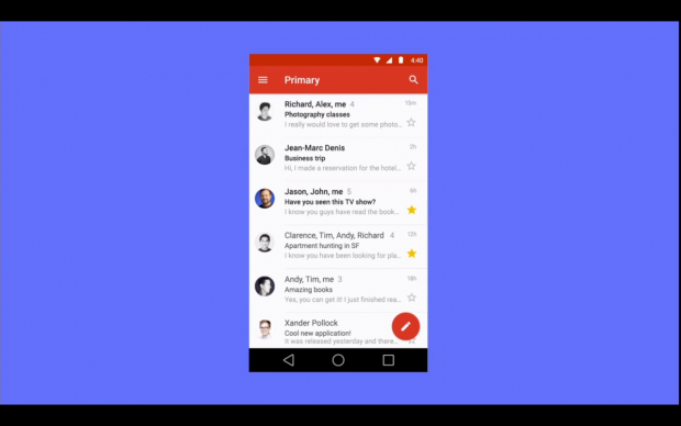 Google stellt Android L Preview vor. (Bild: Andreas Sebayang/Golem.de)